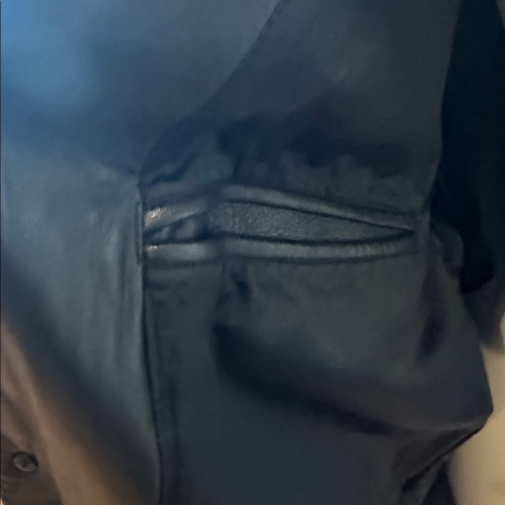 Black Leather Blazer Jacket Super Soft Leather - image 5